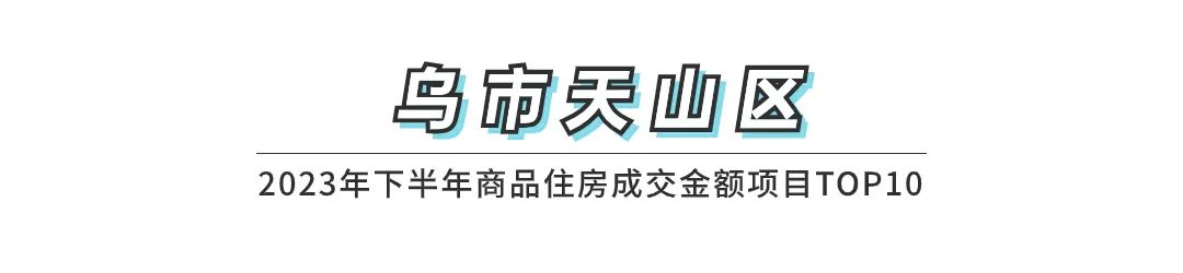 权威发布|2023年下半年乌鲁木齐市房地产市场数据(图7)